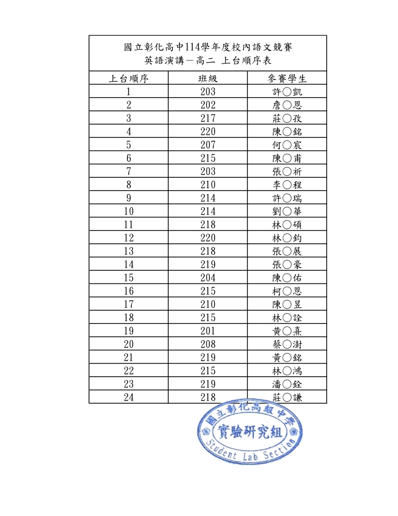高二