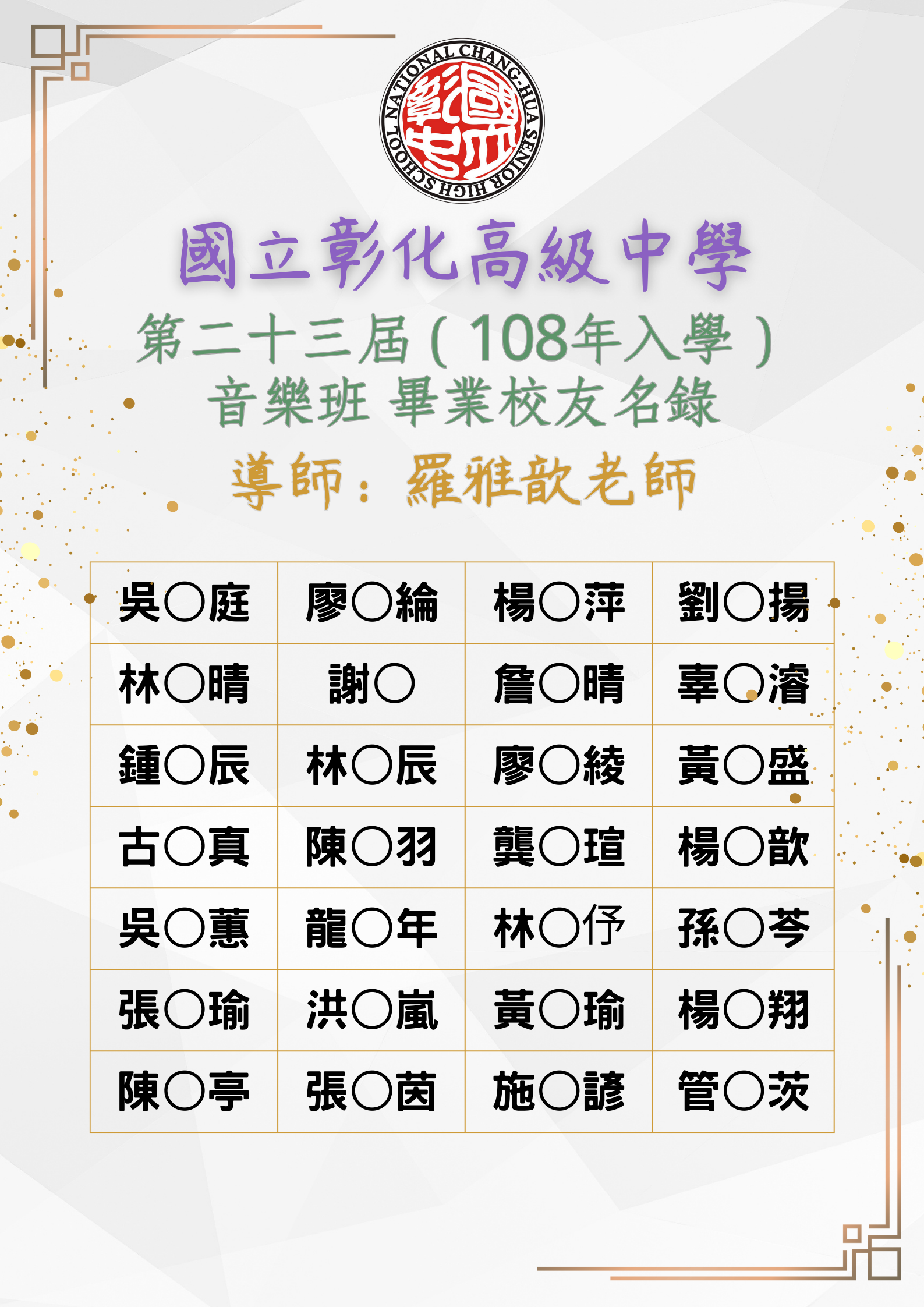 第23屆校友