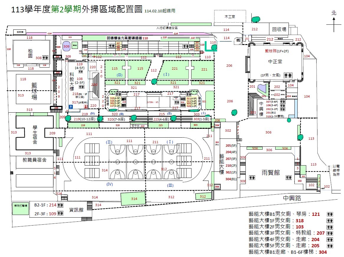外掃區分配