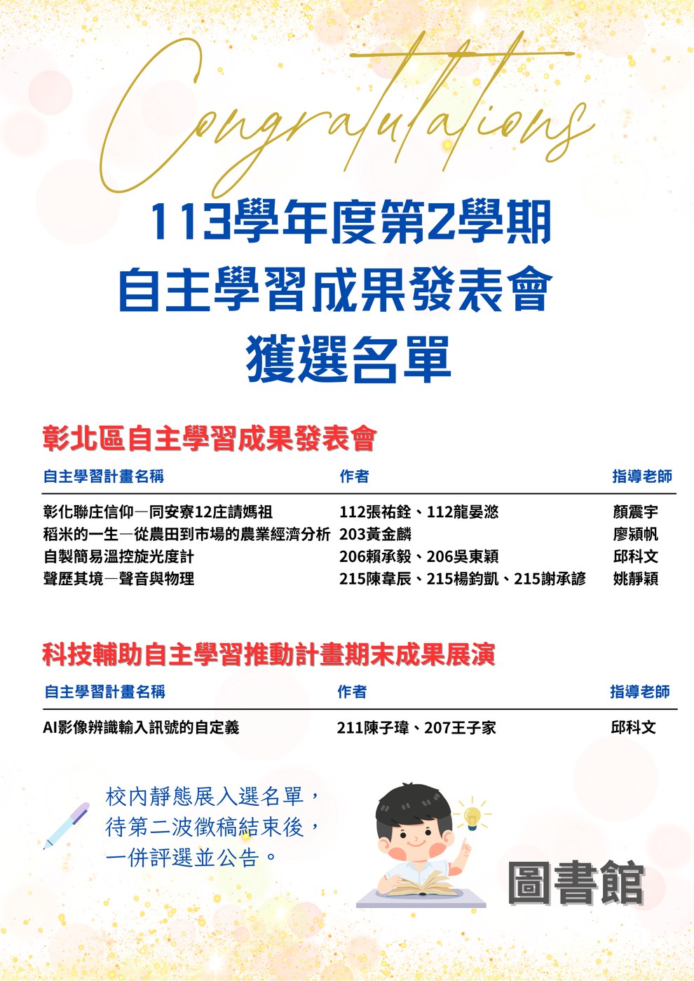 1132彰北區獲選